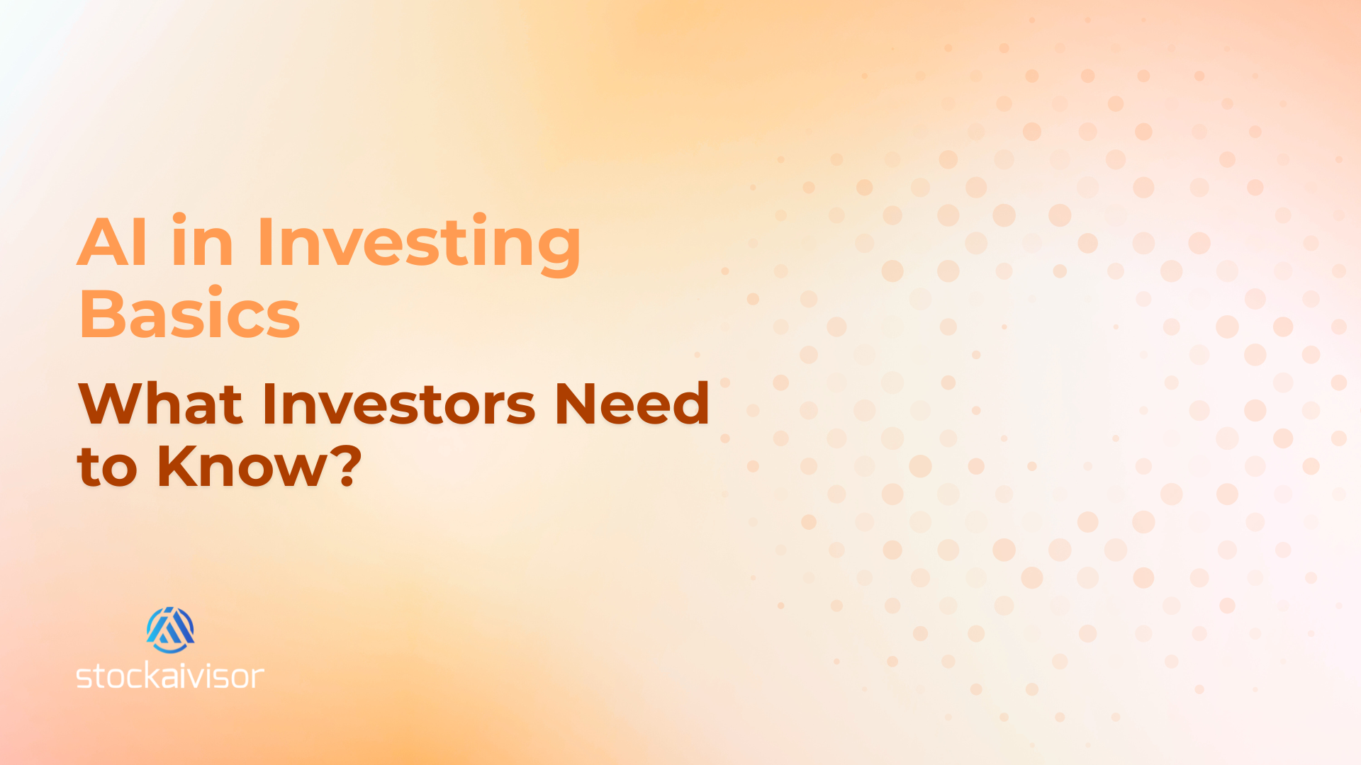 AI in Investing Basics Image